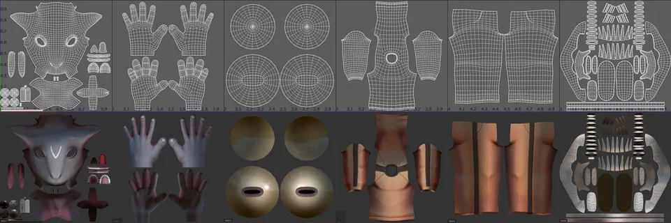 3D Animation – Escape Room — Character UV Texturing