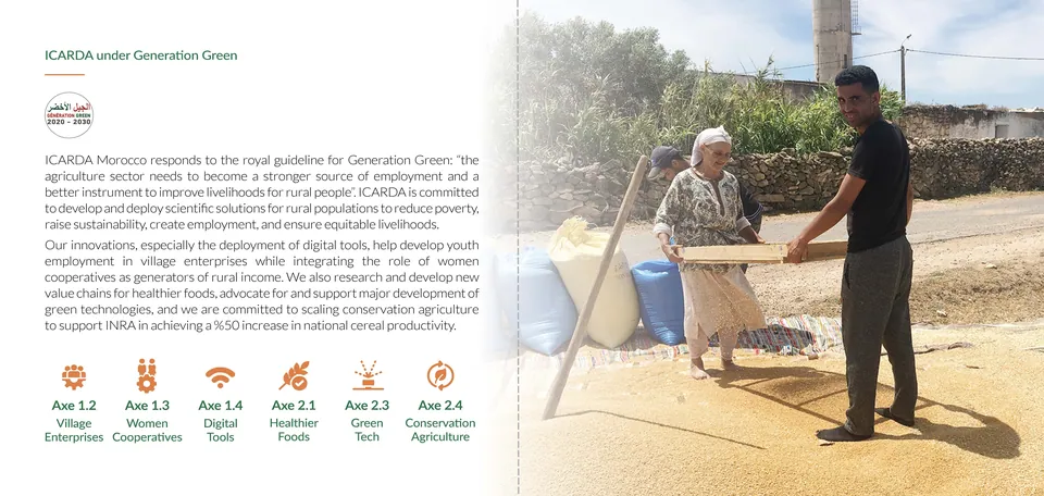 Booklet Design – ICARDA — ICARDA Morocco Booklet Page 05