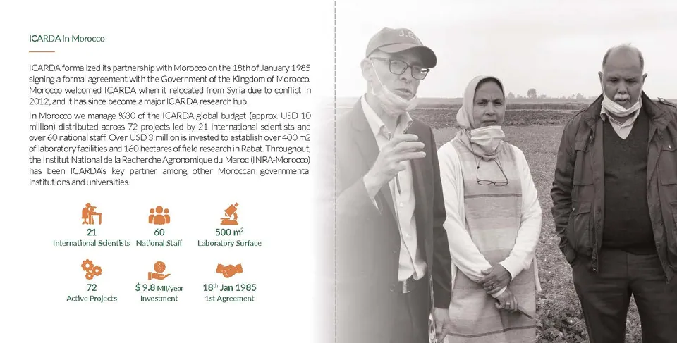 Booklet Design – ICARDA — ICARDA Morocco Booklet Page 04