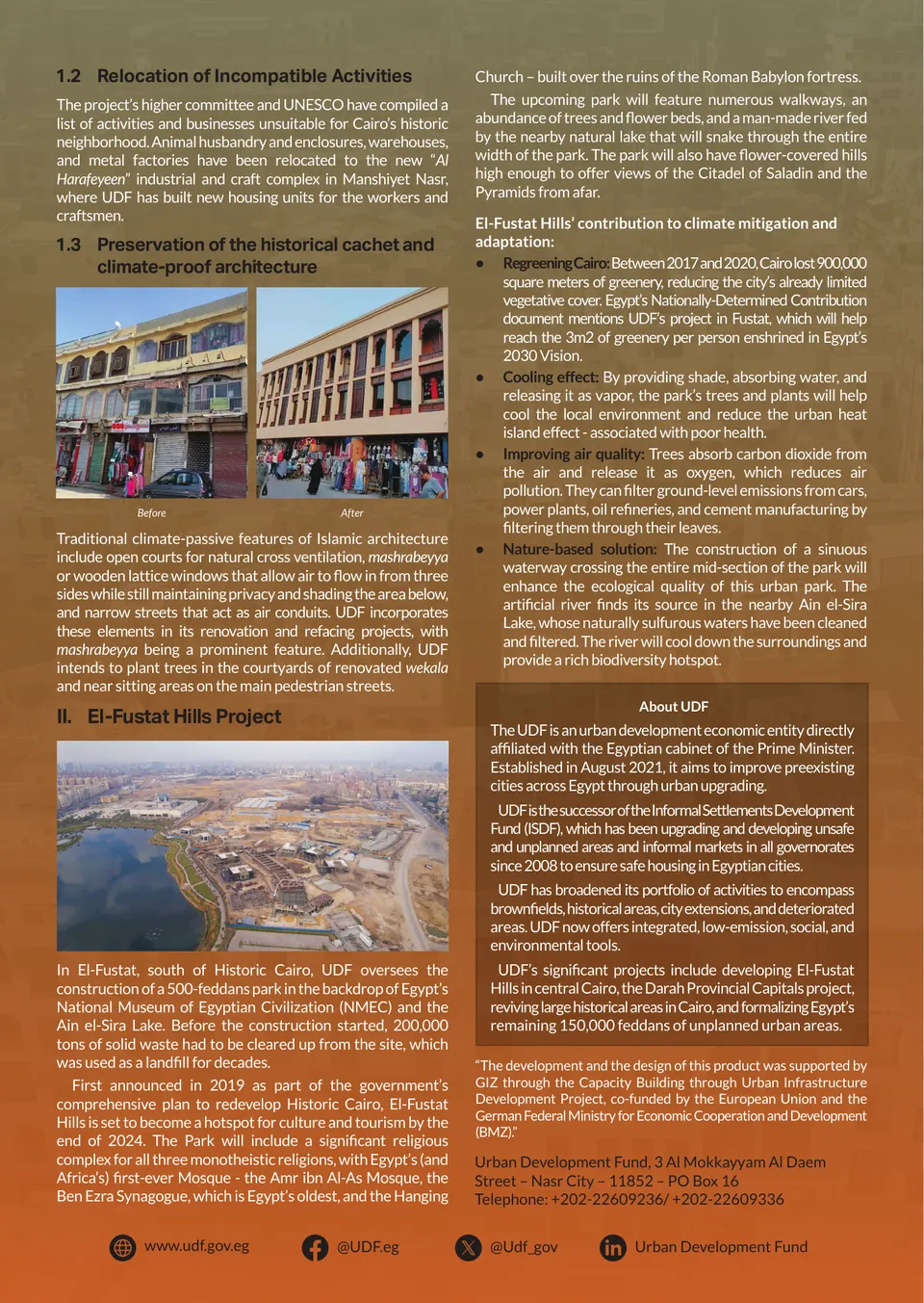 Brochure Design – GIZ — GIZ UDF FactSheet03 Final En, page 2