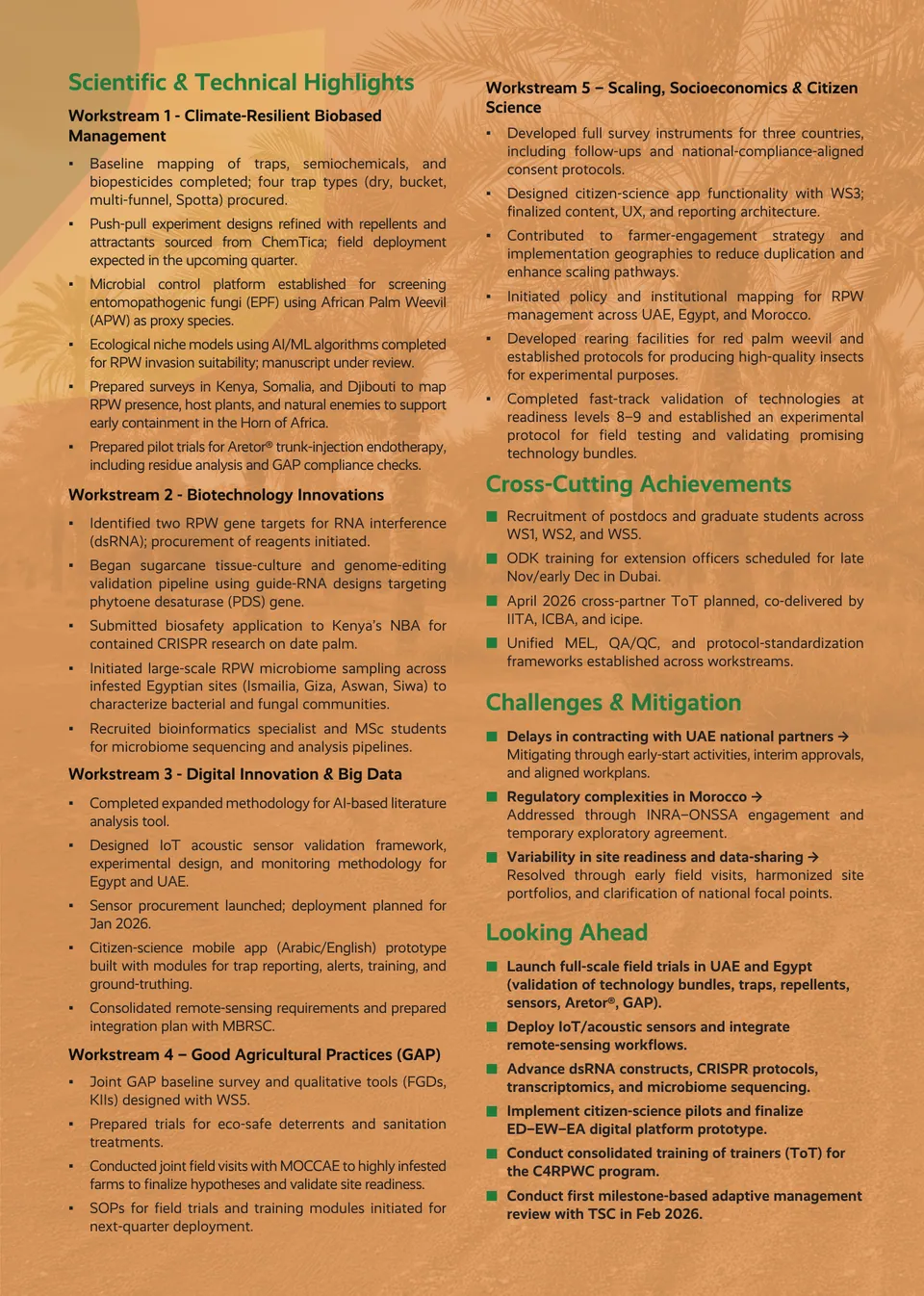 Brochure Design – ICARDA — ICARDA TwoPage, page 2