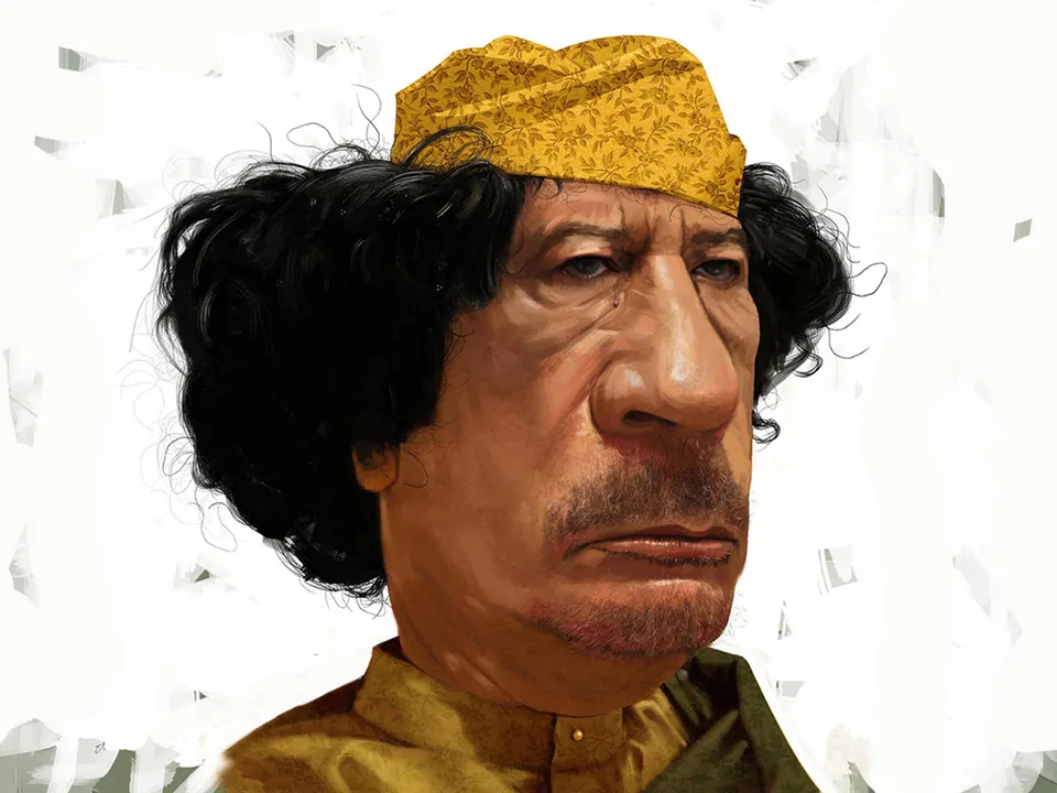 Digital Painting – Gaddafi